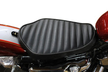 Load image into Gallery viewer, Bates Solo Seat Tuck and Roll Style Black