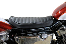 Load image into Gallery viewer, Bates Solo Seat Tuck and Roll Style Black
