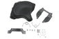 V-TWIN Deluxe Solo Seat Kit with matching saddlebag for motorcycle, featuring a comfortable padded seat and stylish design.