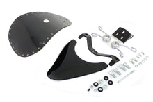 Load image into Gallery viewer, Bates Spring Mount Bates Bobber Solo Seat Kit with seat and saddlebag for motorcycle customization.