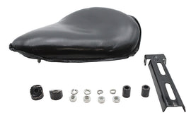 Black Ultima leather saddle and solo seat for motorcycles, designed for comfort and style in the ULTIMA saddle & saddlebag range.