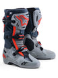 Tech 10 Enduro Boots Mid Gry/Drk Gry/Red Fluo 8