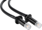 Tab Turn Signals Black W/Clear Lens