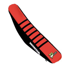 Load image into Gallery viewer, Seat Cover Geico Replica Black/Red W/Ribs