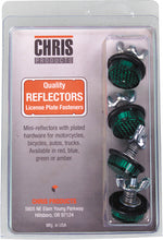 Load image into Gallery viewer, Mini Reflectors Green 4/Pk