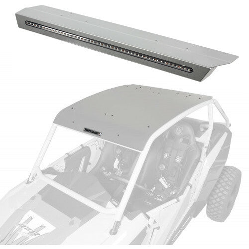 Asylum Roof W/ Light Bar Titanium Matte Metallic