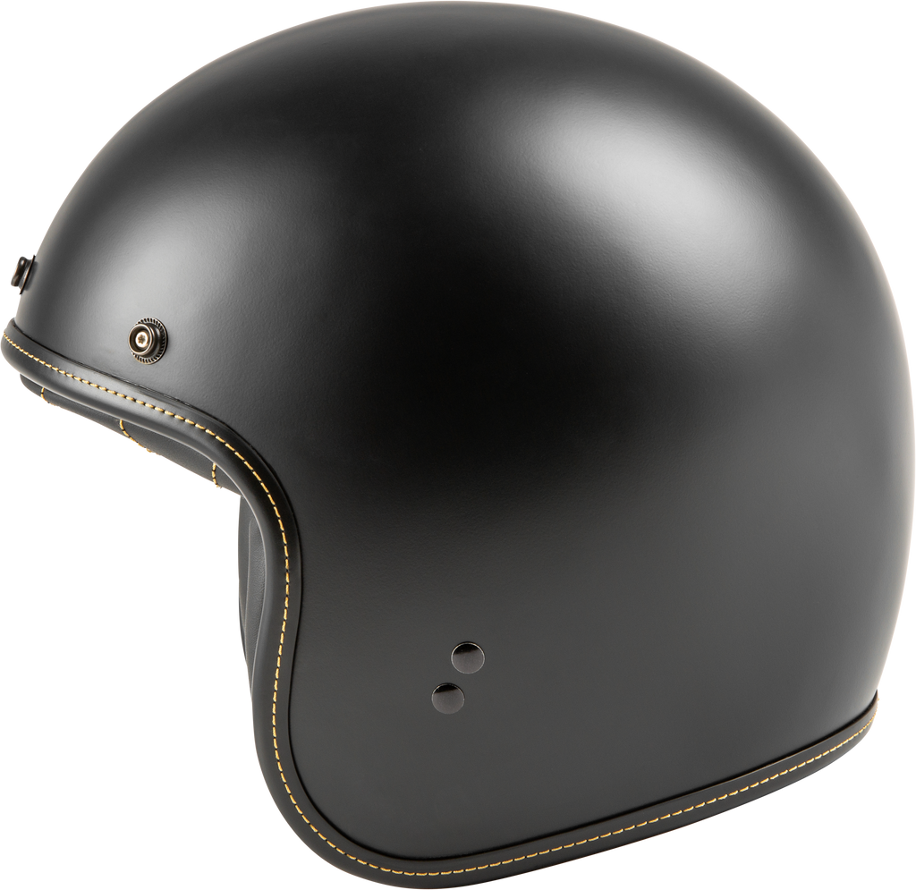 .38 Retro Helmet Matte Black 2x