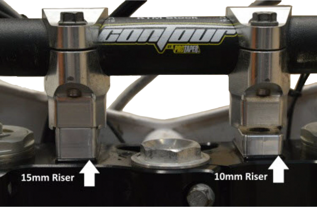 Handle Bar Risers Ktm/Hus Rectangle