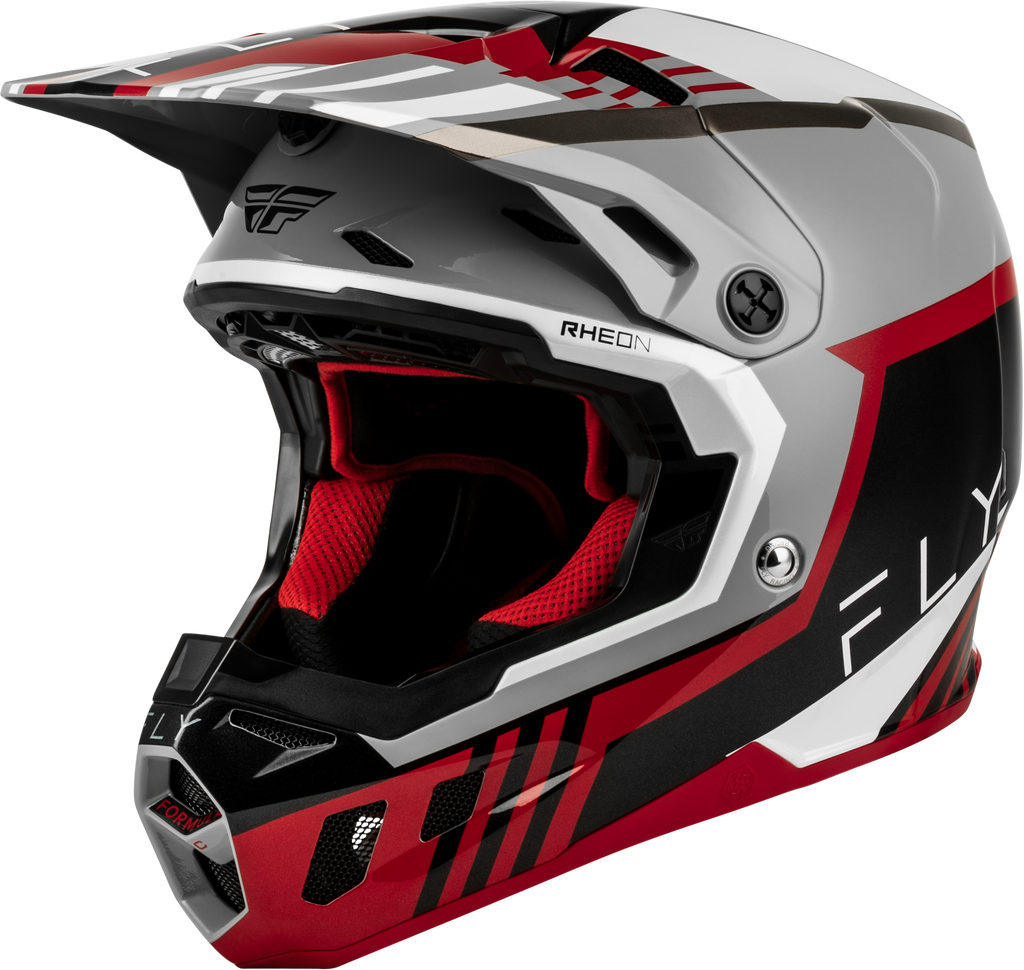 Youth Formula Cc Strike Helmet Grey/Red/Black/White Yl