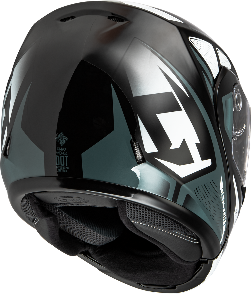 Md 04s Sector Snow Helmet Black/Silver Xs