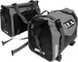 Rugged Motorcycle Saddlebags 30l Ea Black/Grey Pair