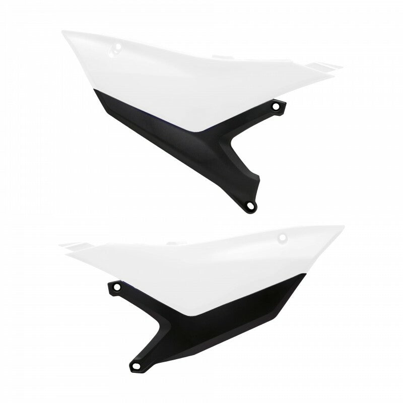 Side Number Plates White