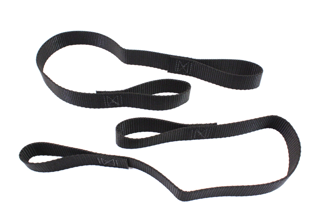 Black Nylon Tie Down Assist 12 inch x 1 inch