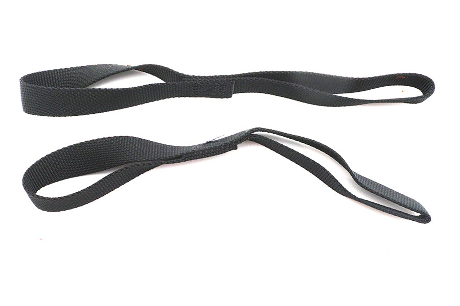 Black Nylon Tie Down Assist 12 inch x 1 inch