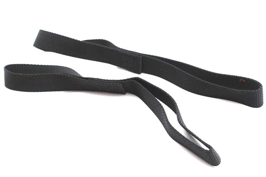Black Nylon Tie Down Assist 12 inch x 1 inch