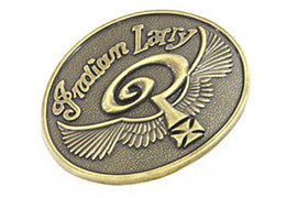 Indian Larry Oval Belt Buckle