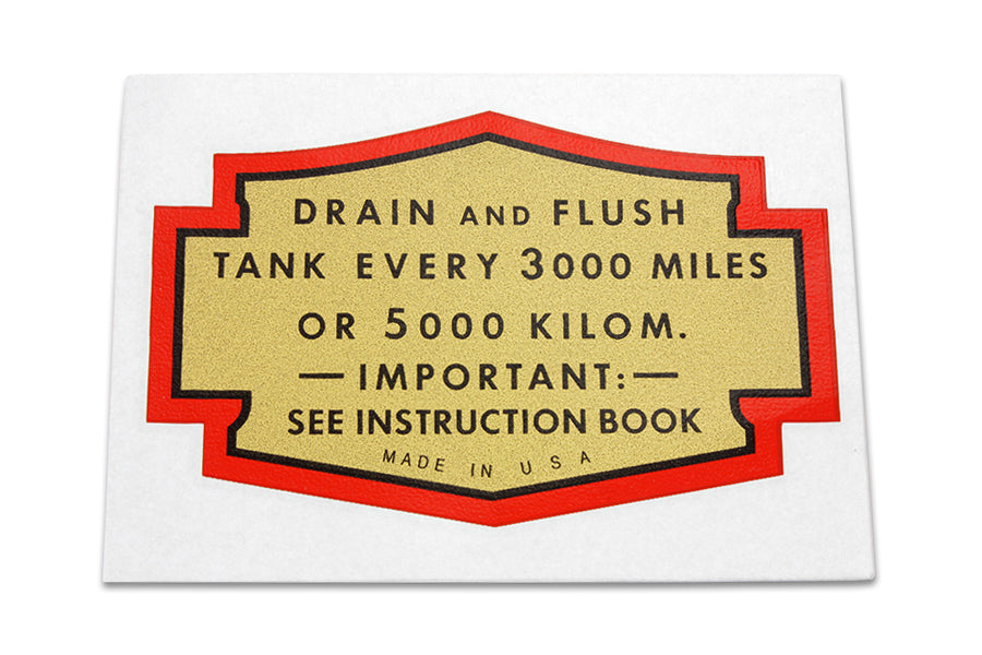 Oil Tank Decal