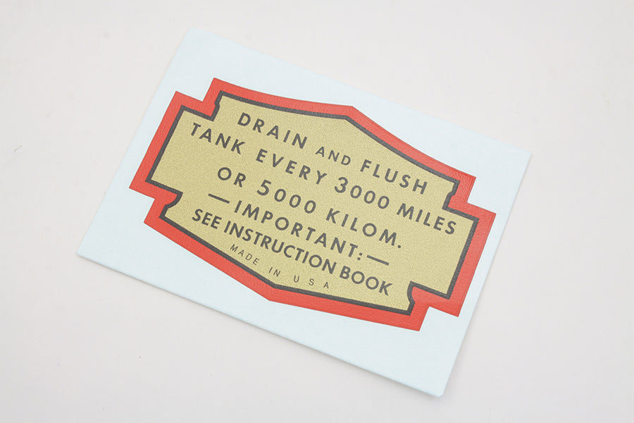 Oil Tank Decal