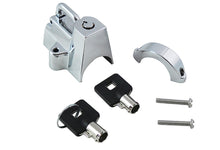 Load image into Gallery viewer, Chrome Helmet Lock with Pipe Key