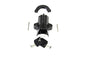 Black Helmet Lock with Pipe Key