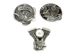 V-Twin Evolution Series Belt Buckle Set
