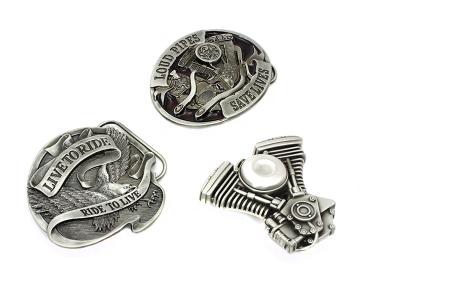 V-Twin Evolution Series Belt Buckle Set