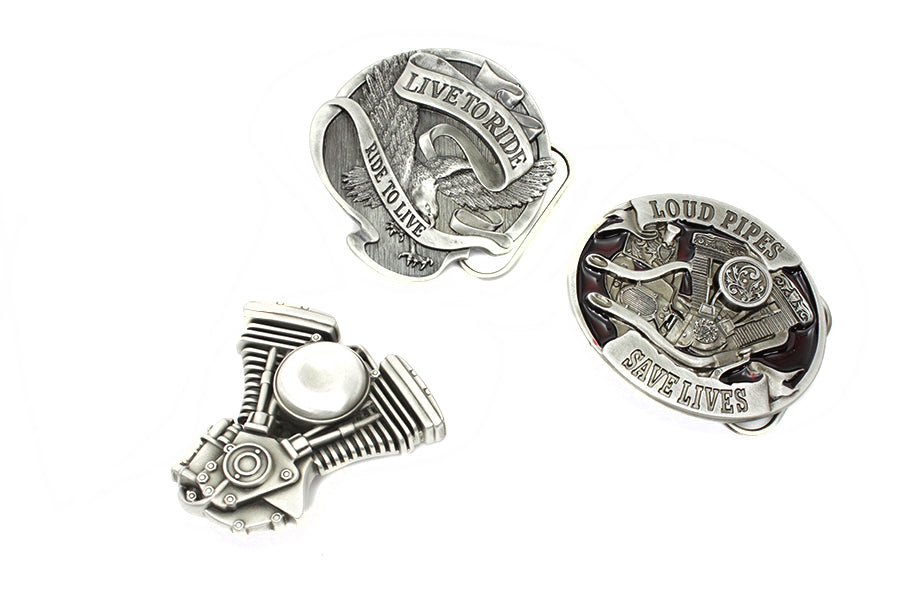 V-Twin Evolution Series Belt Buckle Set