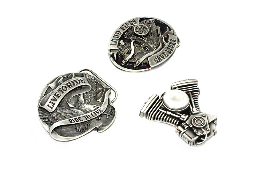 V-Twin Evolution Series Belt Buckle Set