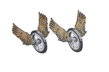 Load image into Gallery viewer, Winged Wheel Patch Set