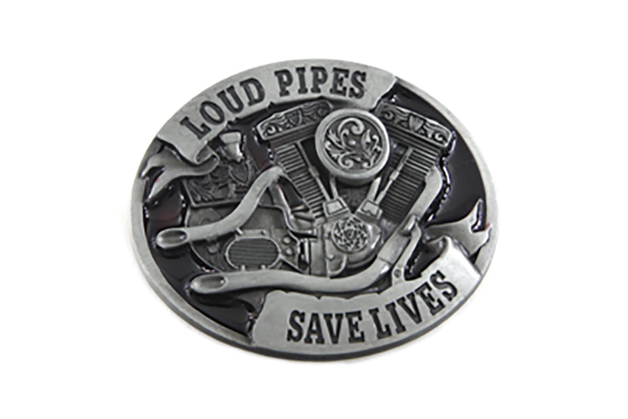 Loud Pipes Belt Buckle
