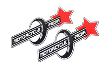 Load image into Gallery viewer, Motorcyclepedia Back Patch Set