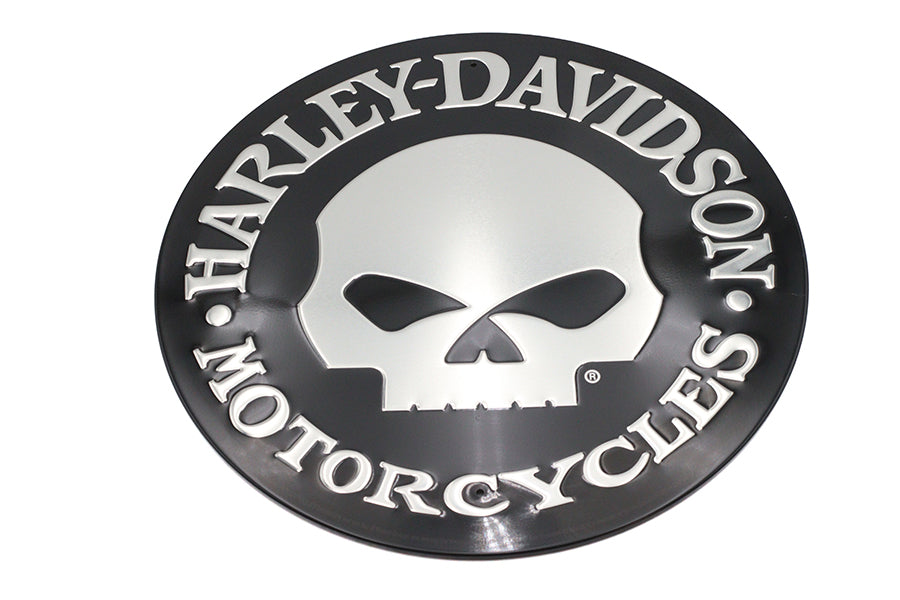 Harley Davidson Skull Tin Sign