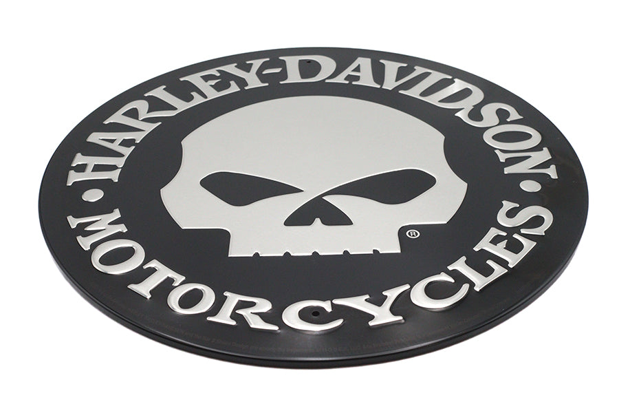 Harley Davidson Skull Tin Sign