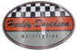 Harley Davidson Racing Oval Tin Sign