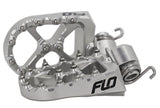 Flo Motorsports Flo Footpeg Low Silver Yam 10mm Back 12mm Down 122-8057S