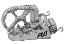 Load image into Gallery viewer, Flo Footpeg Low Silver Yam 10mm Back 12mm Down