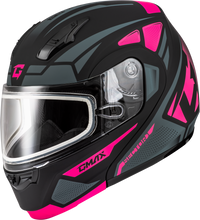 Load image into Gallery viewer, Md 04s Sector Snow Helmet Matte Black/Pink 2x