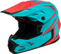 Mx 96 502 Helmet Matte Blue/Red  Md