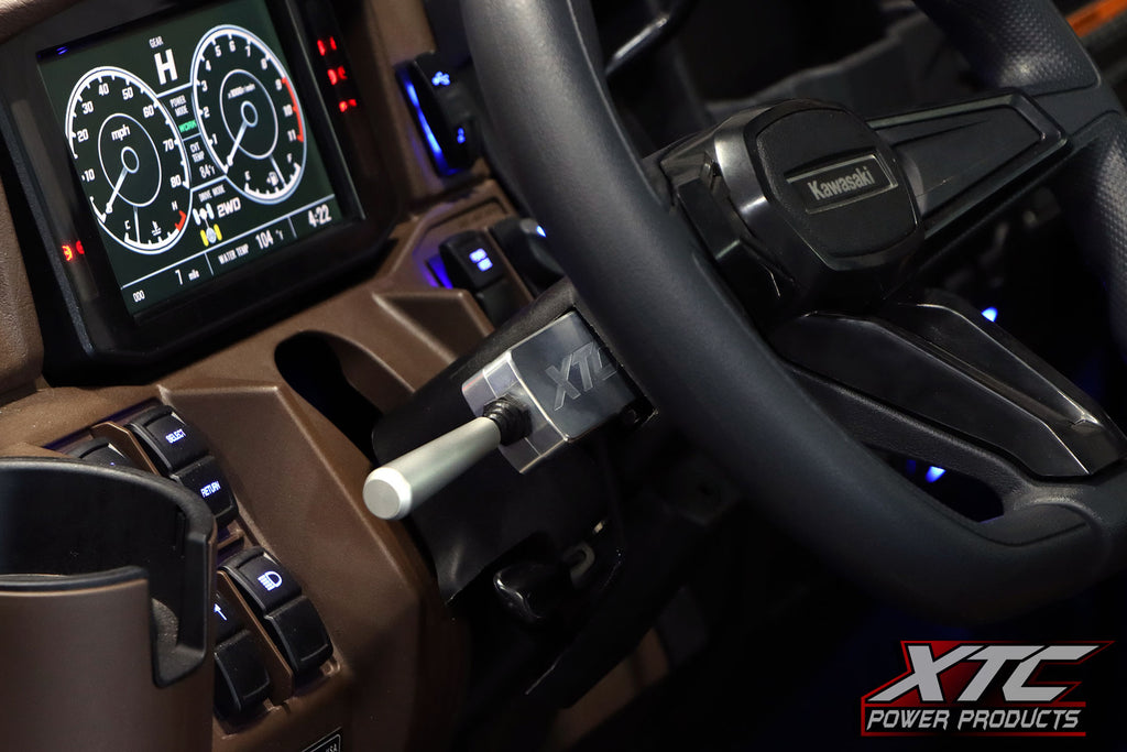 Auto Turn Signal Kit W/ Billet Lever And Front Drl Lights Kaw