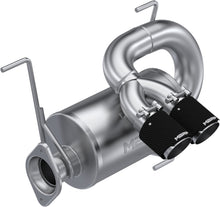 Load image into Gallery viewer, Dual Slip On Center Out W/ Performance Muffler Cf Tip