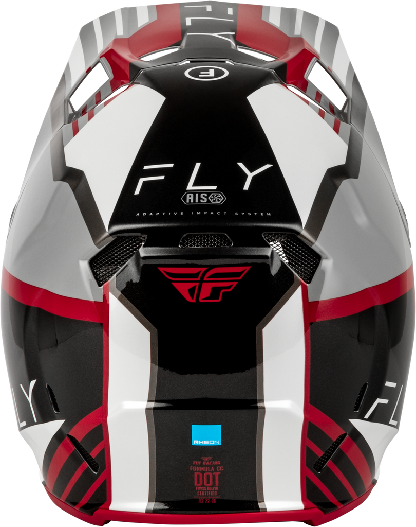 Youth Formula Cc Strike Helmet Grey/Red/Black/White Yl