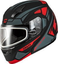 Load image into Gallery viewer, Md 04s Sector Snow Helmet Matte Black/Red 3x