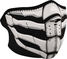 Load image into Gallery viewer, Half Face Mask Glow In Dark Bone Breath