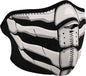 Half Face Mask Glow In Dark Bone Breath