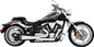 Exhaust 2 Into 1 Black Hon