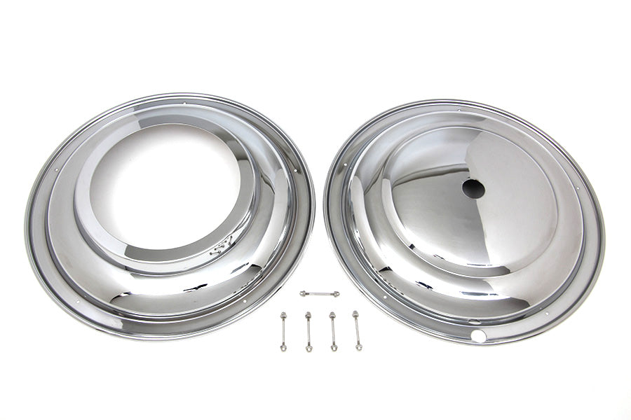 16 inch Front Wheel Cover Set Chrome