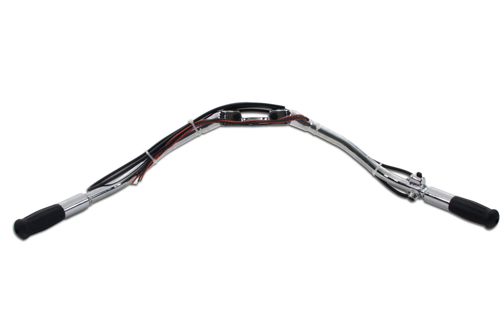 Inline Spring Fork Handlebar Assembly Chrome