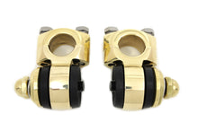 Load image into Gallery viewer, Polished Brass Flanders Riser Tops