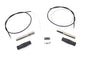 Throttle and Spark Cable Spiral Kit Nickel Plated