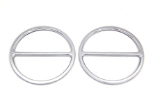 Load image into Gallery viewer, Chrome Cross Bar Front Speaker Grill Set